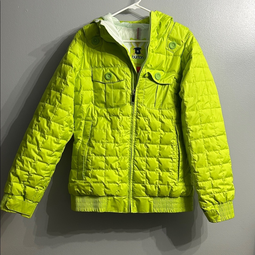 Burton Neon Green Ski & Snow Jacket